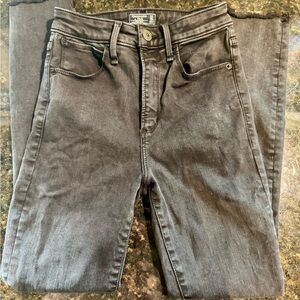 Abercrombie high rise curve love super skinny ankle